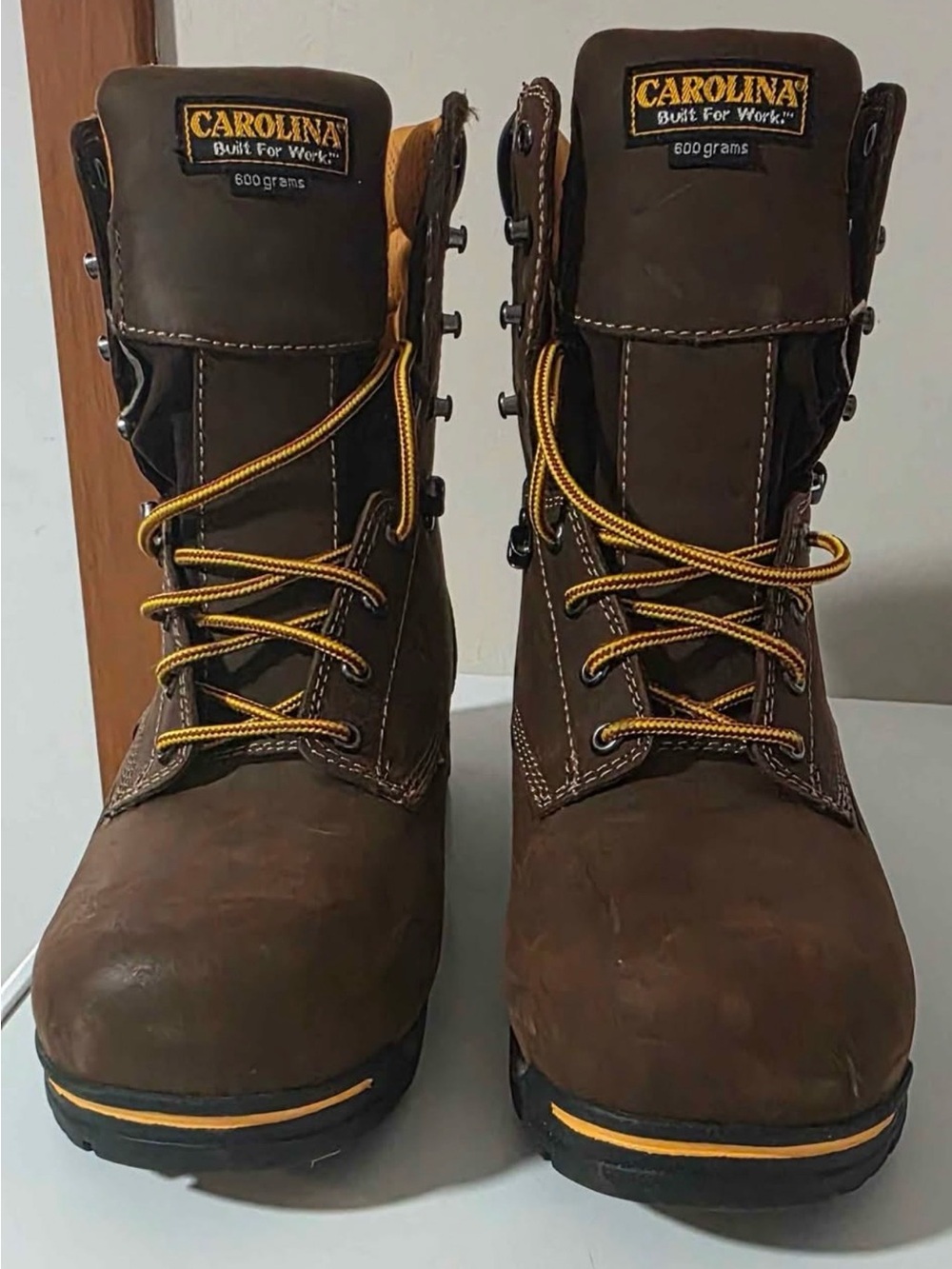 Carolina Men's Brown Work Boots - Sturdy Lace-Up Safety Boot